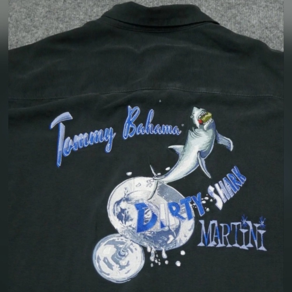 Vintage Oversized Shirt Silk Camp XXL